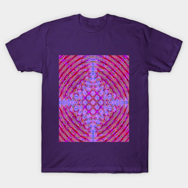 Paisley Kaleidoscope Fractal T-Shirt by Art by Deborah Camp